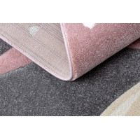 Dětský kusový koberec Petit Flamingos hearts pink