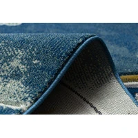 Dětský kusový koberec Petit Helicopter blue