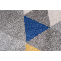 Běhoun AZUR trojúhelníky typ A - šedý/žlutý/modrý