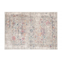 Kusový koberec AZUR fade - šedý/růžový/modrý