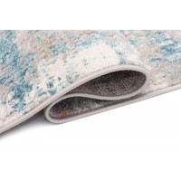 Kusový koberec AZUR vintage - šedý/růžový/modrý