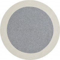 Kusový koberec Braided 105555 Grey Creme kruh