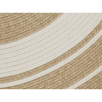 Kusový koberec Braided 105556 Creme Beige kruh