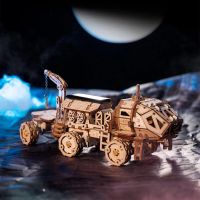ROBOTIME Rokr 3D dřevěné puzzle Planetární vozítko Navitas Rover na solární pohon 252 dílků