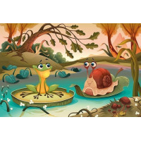 ART PUZZLE Dřevěné puzzle Kámoši od jezera 50 dílků