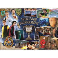 TREFL Puzzle Harry Potter: Turnaj tří kouzelníků, Famfrpál a Bradavice 400 + 500 + 600 dílků