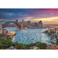 TREFL Puzzle Kolem světa: Londýn, New York a Sydney 400 + 500 + 600 dílků