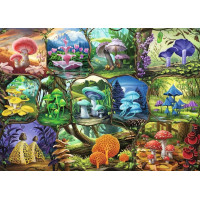 RAVENSBURGER Puzzle Nádherné houby 1000 dílků