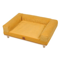 Pohovka pro psy SONIA - hořčicová