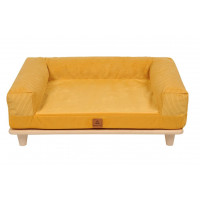 Pohovka pro psy SONIA - hořčicová