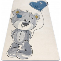 Dětský kusový koberec Petit Teddy bear cream