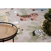 Dětský kusový koberec Fun Africa beige