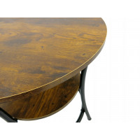 Konferenční stolek ANTIC - dub stařený/černý