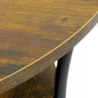 Konferenční stolek ANTIC - dub stařený/černý
