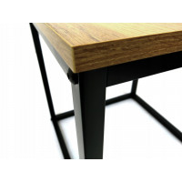 Konferenční stolek DUO CUBE - dub přírodní/černý