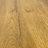 Konferenční stolek DUO ROUND - dub přírodní/černý