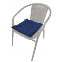 Podsedák na židli KONI 40x40 cm - tmavě modrý