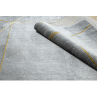 Kusový koberec Emerald 1022 grey and gold