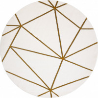 Kusový koberec Emerald 1013 cream and gold kruh