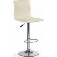 Barová židle ALEXA - krémová - výškově nastavitelná