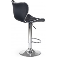 Barová židle DAVID - černá - výškově nastavitelná