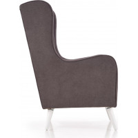 Křeslo CHILL - čalouněné - popelavé