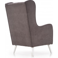 Křeslo CHILL - čalouněné - popelavé