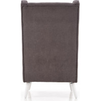 Křeslo CHILL - čalouněné - popelavé