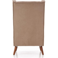 Křeslo CHILL - čalouněné - béžové