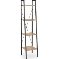 Regál LOFT REG-1 - dub sonoma/kov