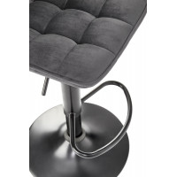 Barová židle DÁŠENKA - šedá - výškově nastavitelná