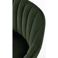 Barová židle GABRIEL - zelená/ořech