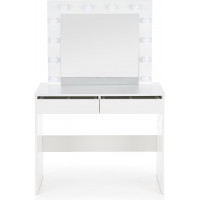 Toaletní stolek SUPERSTAR s LED osvětlením - bílý