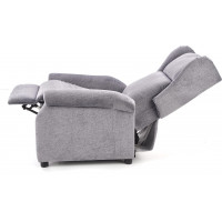 Polohovací masážní křeslo ARGE - popelavé