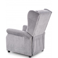 Polohovací masážní křeslo ARGE - popelavé