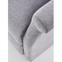 Polohovací masážní křeslo ARGE - popelavé