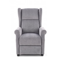 Polohovací masážní křeslo ARGE - popelavé