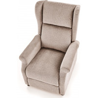 Polohovací masážní křeslo ARGE - béžové