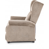 Polohovací masážní křeslo ARGE - béžové