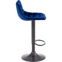 Barová židle DÁŠENKA - modrá - výškově nastavitelná