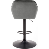 Barová židle LIBOR - šedá - výškově nastavitelná