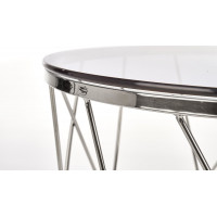 Konferenční stolek SELENA - chromový/kouřové sklo