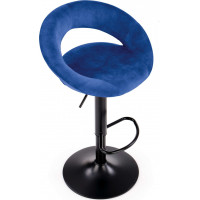 Barová židle AMÁLKA - modrá - výškově nastavitelná