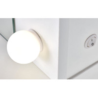 Toaletní stolek SUPERSTAR XL s LED osvětlením - bílý