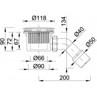 Vaničkový sifon STY-401-F a STY-401-K