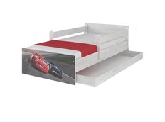 Dětská postel MAX Disney - AUTA 3 STORM 180x90 cm - SE ŠUPLÍKEM