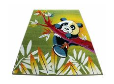 Dětský koberec Panda - zelený