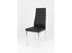 Designová židle VERONA - černá/chrom - TYP A