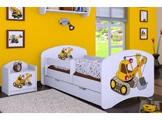 Dětská postel se šuplíkem 180x90cm VESELÝ PEJSEK