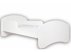 Dětská postel bez šuplíku BÍLÁ